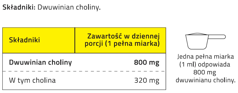 Cholina 99% (dwuwinian choliny) PROSZEK 200 g - Image 3