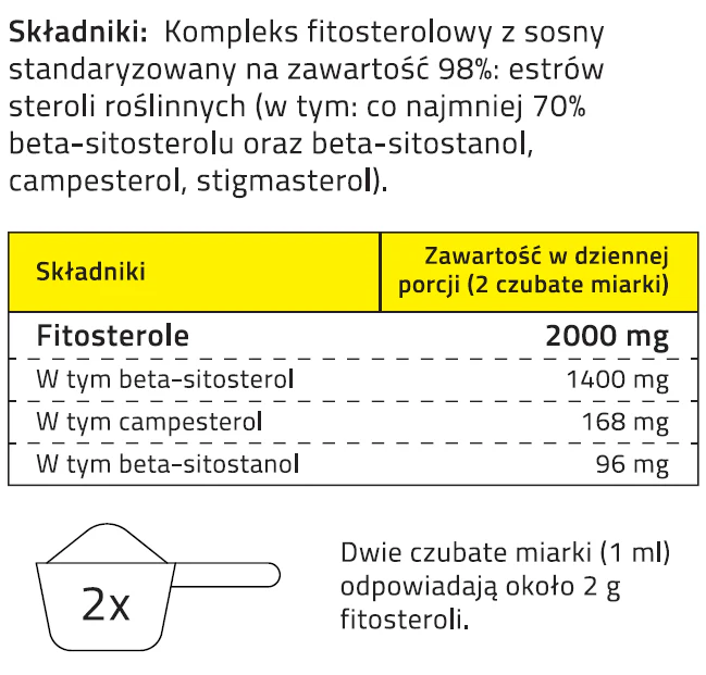 Fitosterole z sosny 98%, w tym co najmniej 70% beta-sitosterolu oraz beta-sitostanol - Image 3