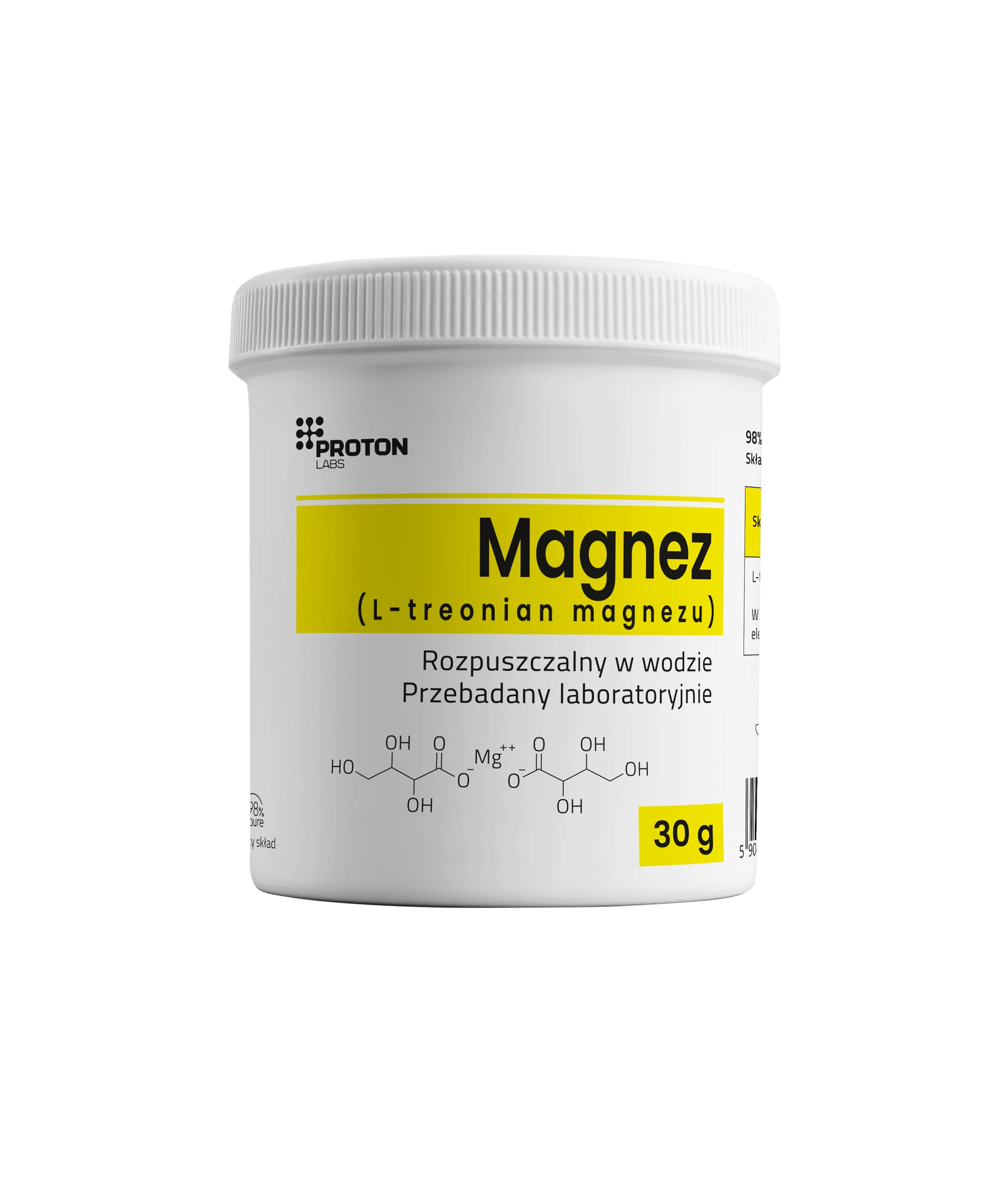 Magnez (L-treonian magnezu) PURE, 98% czysty proszek - Image 9