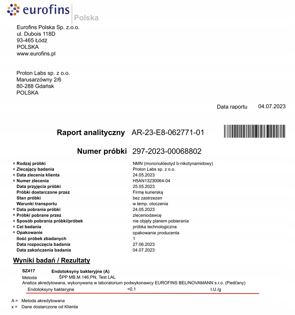 NMN Mononukleotyd PURE, 100% czysty proszek - Image 6